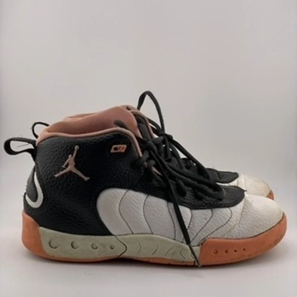 Jordan Jumpman Pro Youth Basketball Shoes Sneakers Black White Peach AV3250-160 - Picture 7 of 12